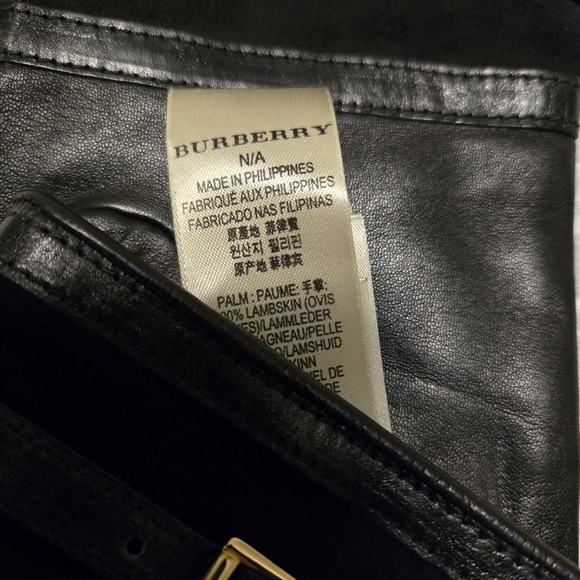 Burberry Leather Gloves - Picture 4 of 7